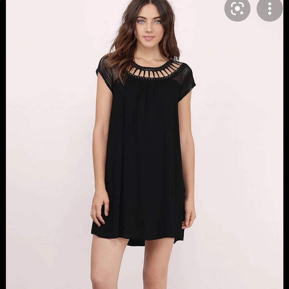 Tobi Rhapsody Black Shift Dress